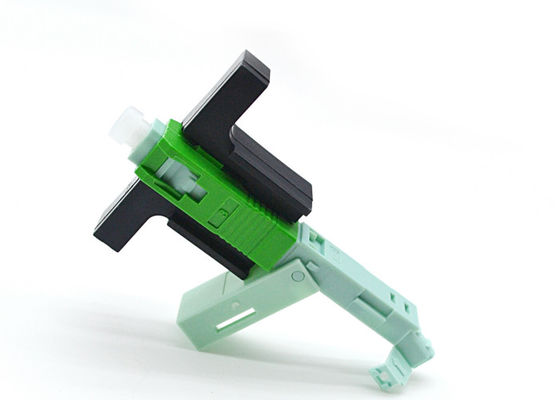 Conector rápido de Ftth del espiral del solo modo del CE, conector del SC APC