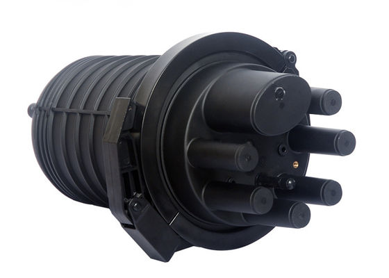 Base al aire libre MINI Waterproof Fiber Optic Closure del material 144 del PE