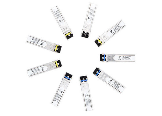 Transmisores-receptores ópticos direccionales del BI los 80km 2.5G SFP del conector del LC