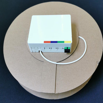 Caja unimodal de la terminación de la fibra óptica de la base del SC APC 2 del ABS de ROHS