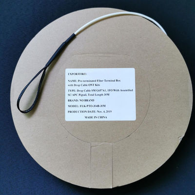 Caja unimodal de la terminación de la fibra óptica de la base del SC APC 2 del ABS de ROHS