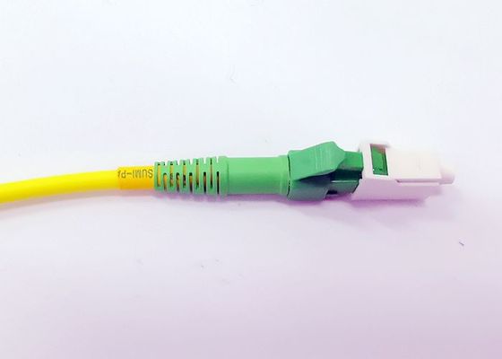 Cable de fribra óptica del simplex del LC UPC SM 3.0m m, cable óptico de Lszh