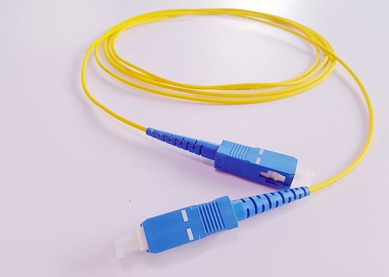 SC a una cara UPC del cordón de remiendo de la fibra óptica de LSZH 2.0m m Ftth