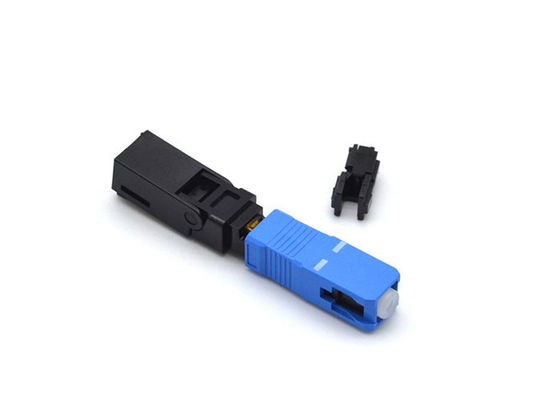 Conector de cable de fribra óptica del SGS 4m m, conector del SC UPC