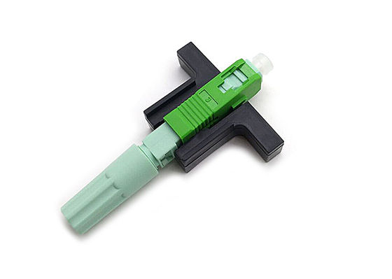 Conector rápido de Ftth del espiral del solo modo del CE, conector del SC APC