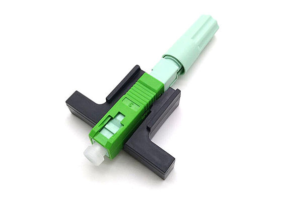 Conector rápido de Ftth del espiral del solo modo del CE, conector del SC APC
