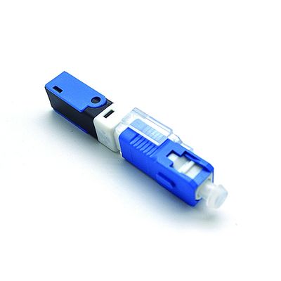 Conector rápido de la fibra óptica del SC UPC Ftth del solo modo 52m m