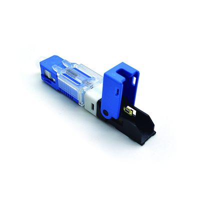 Conector rápido de la fibra óptica del SC UPC Ftth del solo modo 52m m