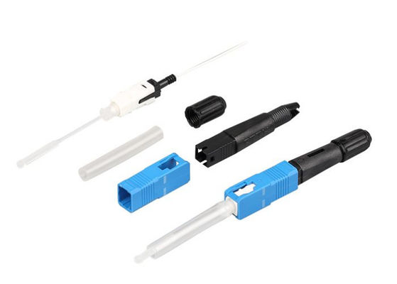 Conector rápido del derretimiento FTTH del SC APC de la fibra óptica caliente del SC UPC