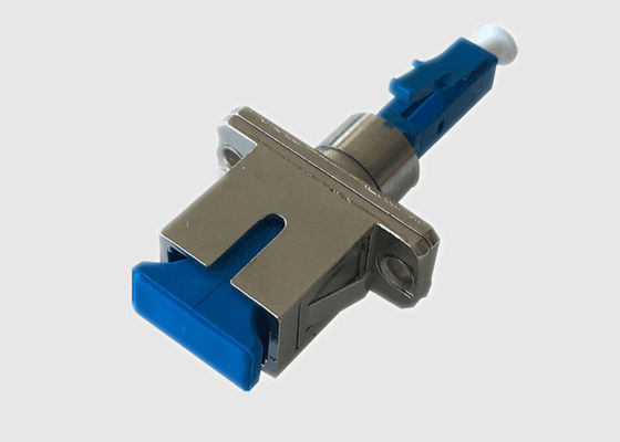 Acoplador híbrido azul LC a una cara unimodal al adaptador del SC
