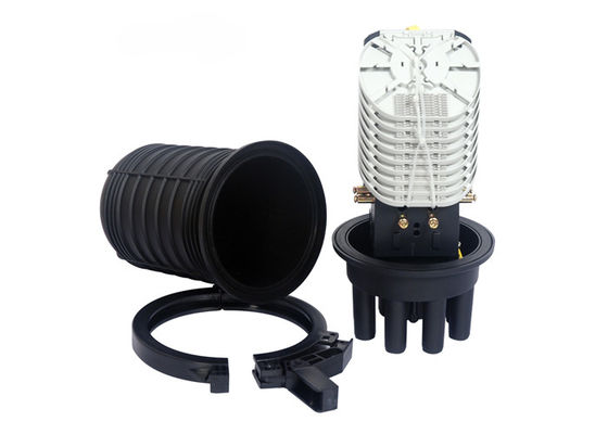 Base al aire libre MINI Waterproof Fiber Optic Closure del material 144 del PE
