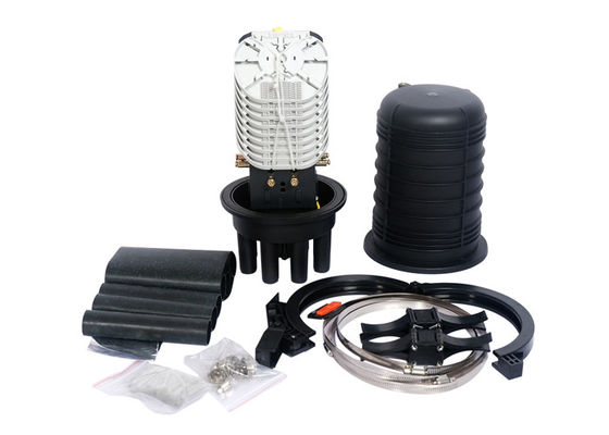Base al aire libre MINI Waterproof Fiber Optic Closure del material 144 del PE