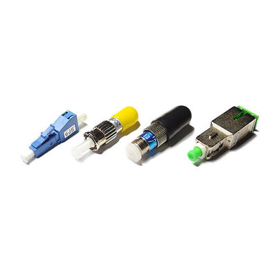 Atenuador del Sc APC de los accesorios de la fibra óptica 5db del simplex 2.0m m del SM