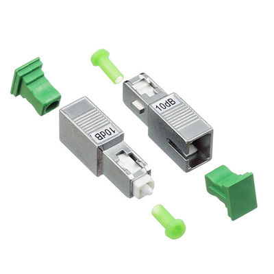 Atenuador del Sc APC de los accesorios de la fibra óptica 5db del simplex 2.0m m del SM