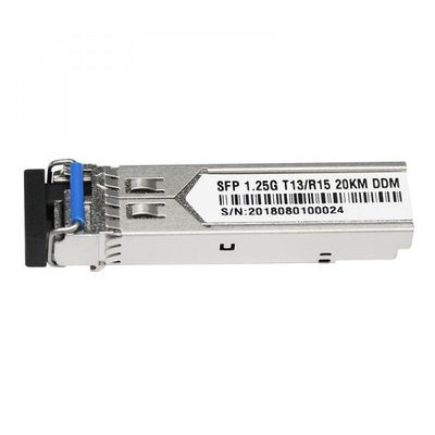 transmisor-receptor óptico bidireccional del conector los 20Km de 1.25G Lc solo