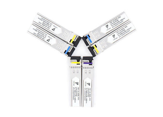 Transmisores-receptores ópticos bajos de la EMI 3.3V los 20km 2.5G SFP